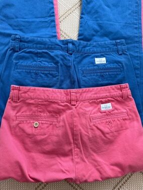 Vineyard Vines Boys Pants, size 18, bundle, need button repair GUC